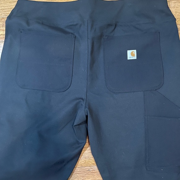 Carhartt Women’s Force Fitted Black Yoga Workout Leggings Size 1X - Picture 6 of 14